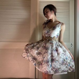 Maeve windowpane dress